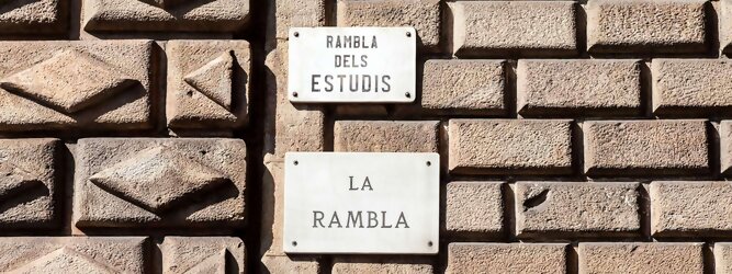 Trip Barcelona Stadt Urlaub Barcelona Las Ramblas -  Die Rambla, für die auch oft der Plural Las Ramblas verwendet wird, ist eines der Wahrzeichen von Barcelona - eine etwa 1,3 Kilometer lange Straße.
